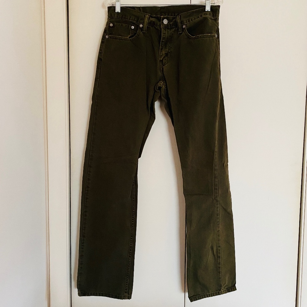 Levi's I 514 I Slim Straight I Green Jeans I 32 x 34 - Picture 13 of 16
